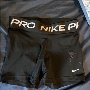 Nike Pro Women's Athletic Black Shorts